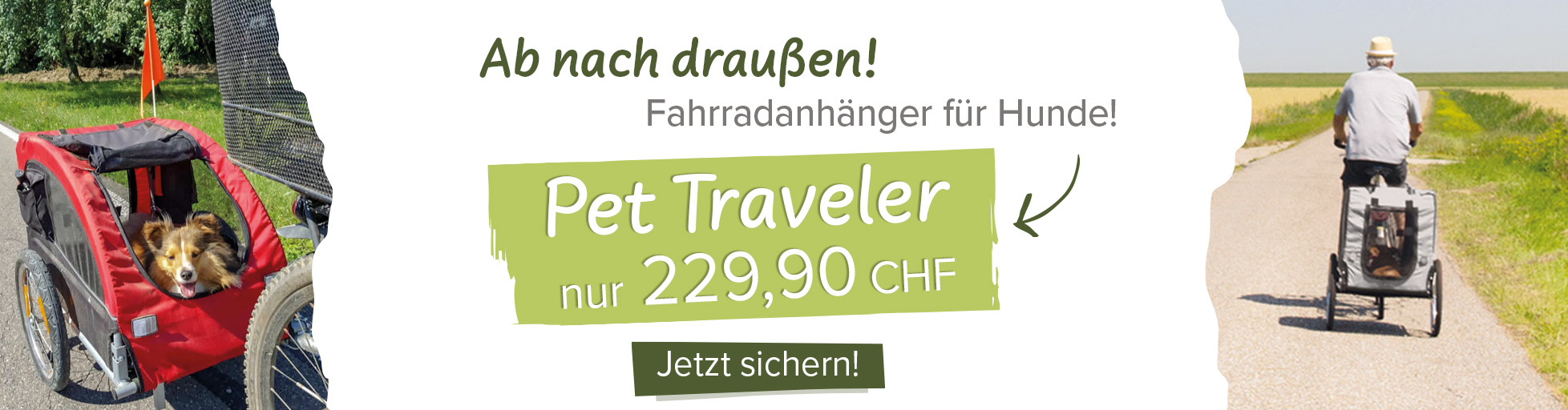 Fahrradanhnger fr Hunde