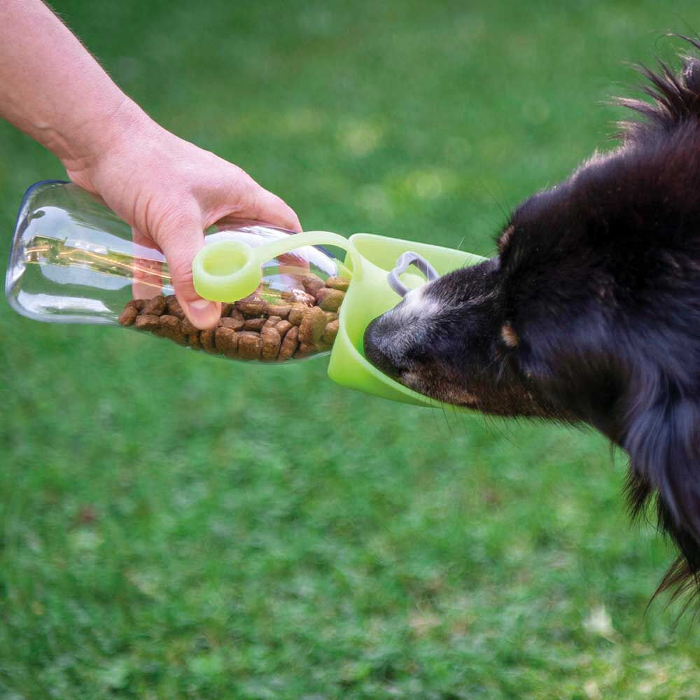 Hunde-Futterflasche mit Silikon-Napfblatt Bild 3