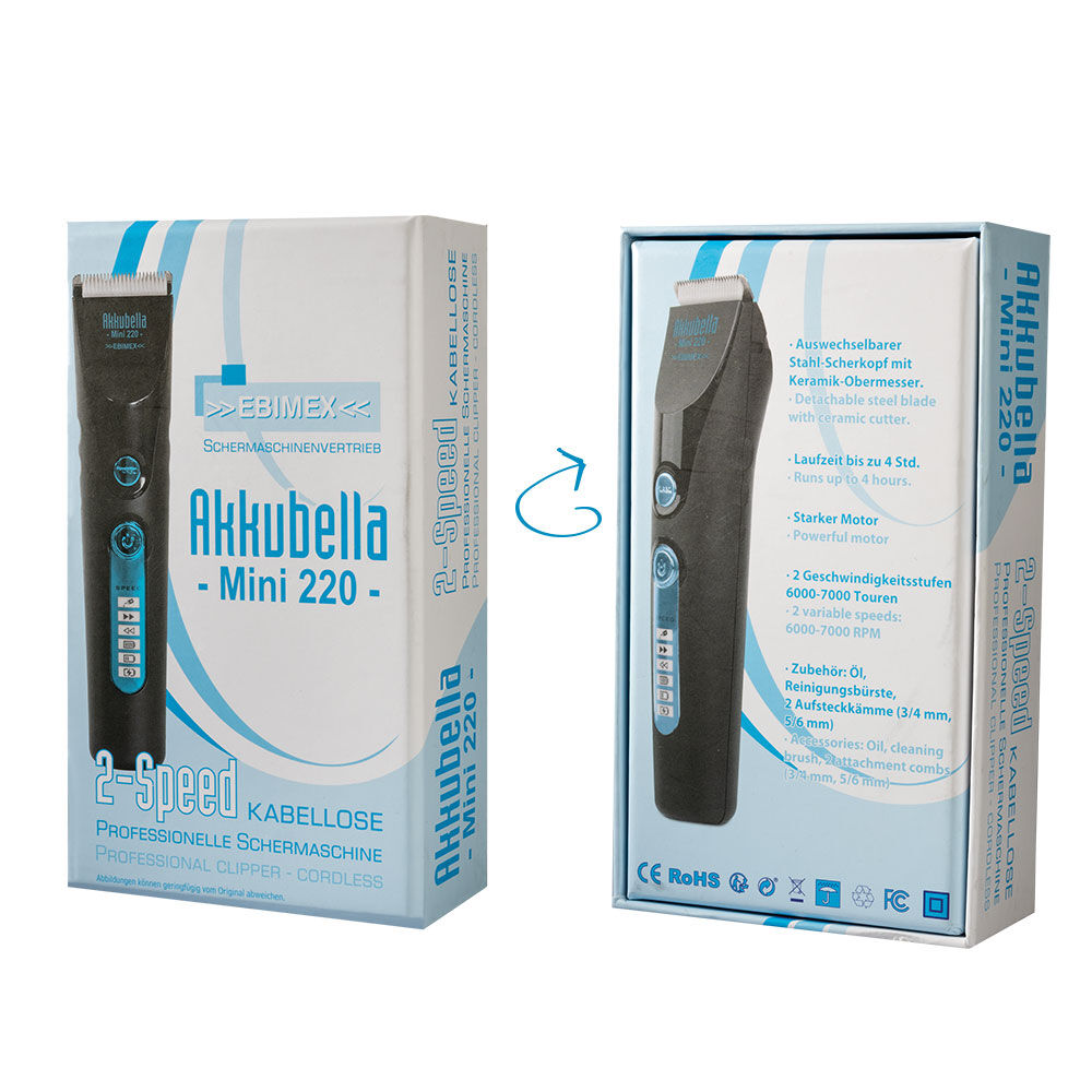EBIMEX Hundetrimmer Akkubella Mini 220 Bild 3