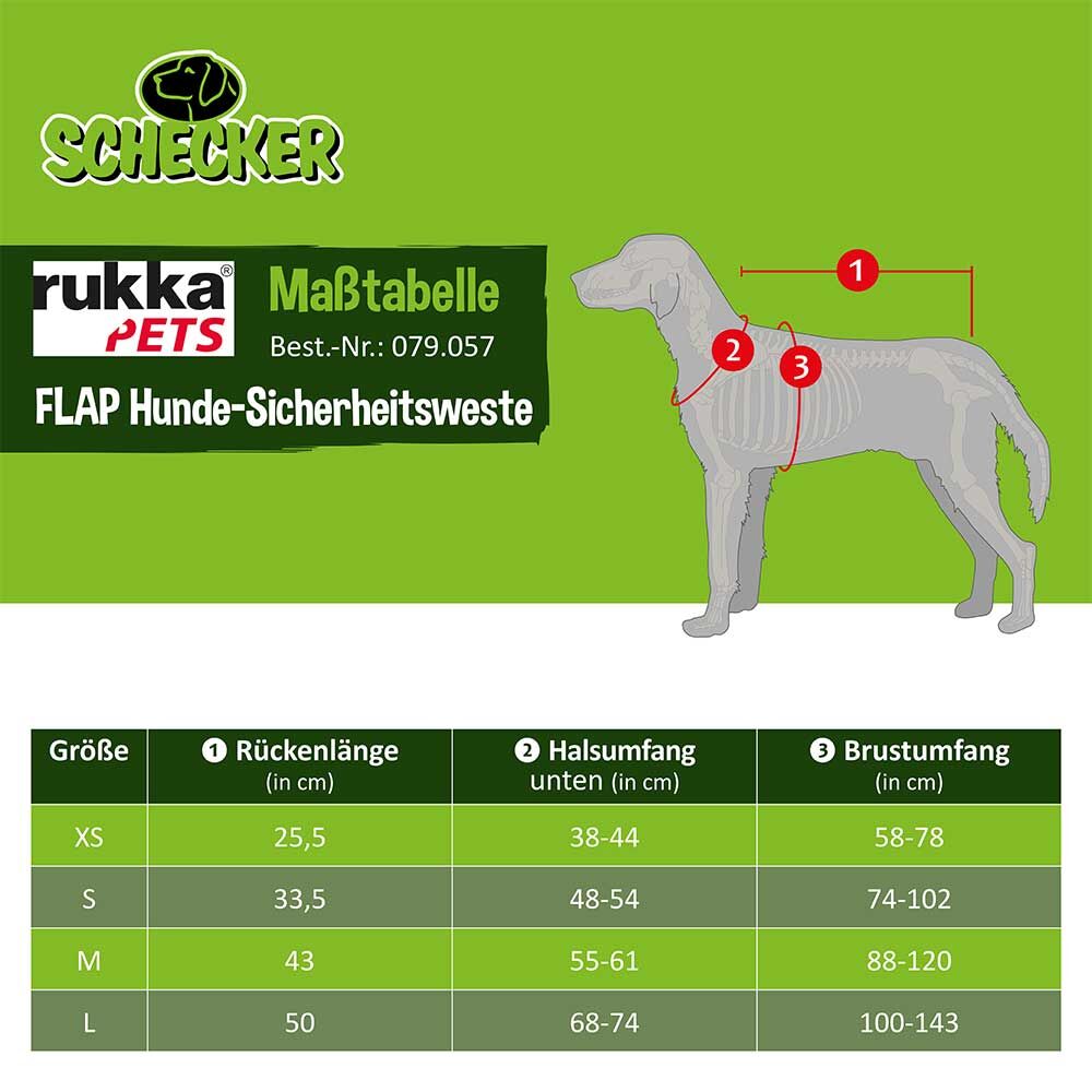 Rukka FLAP Hunde-Sicherheitsweste, Farbe: Neonpink Bild 5