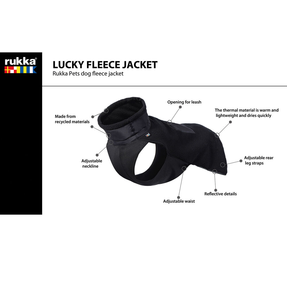 Rukka® Lucky X Fleece Hunde-Jacke Bild 4