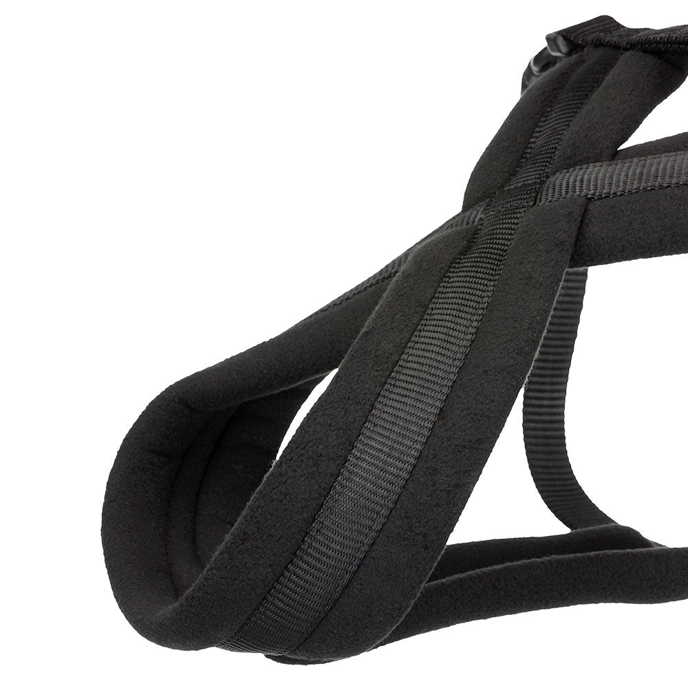 Gepolstertes Nylon-Geschirr Sportiv, Farbe: schwarz Bild 2