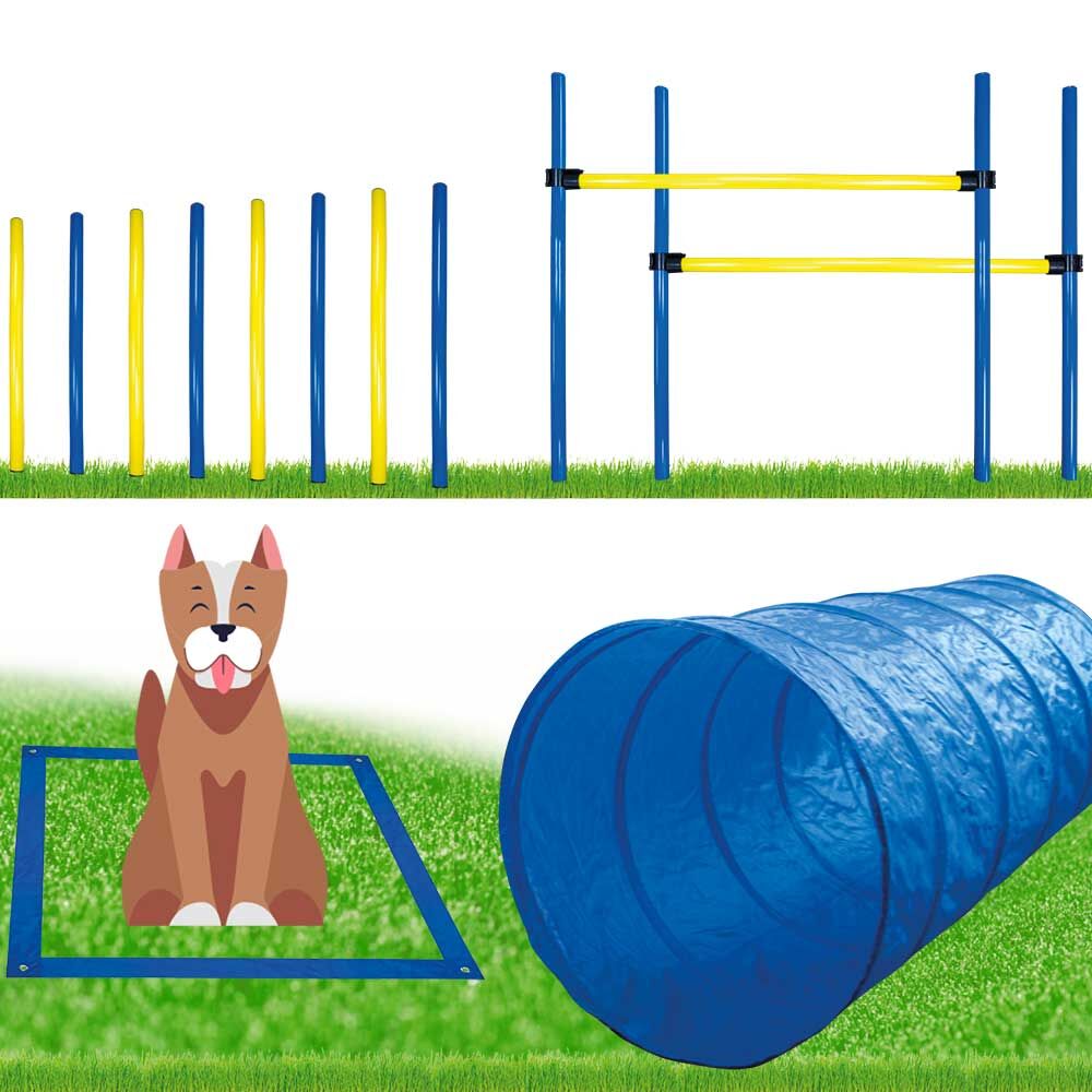 Procyon Dog Agility Set - gro -