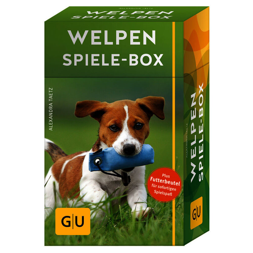 Welpen-Spiele-Box: Plus Futterbeutel fr sofortigen Spielspa