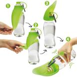Procyon Hunde-Trinkflasche mit Silikon-Trinkblatt