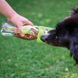 Hunde-Futterflasche mit Silikon-Napfblatt