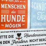 Nostalgic-Art Schild Hundehaushalt