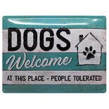 Nostalgic-Art Schild DOGS Welcome