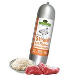 Schecker Hundewurst Strau mit Reis und Sommerkrutern