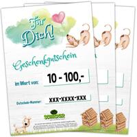 Geschenk-Gutschein, schon ab 10,-