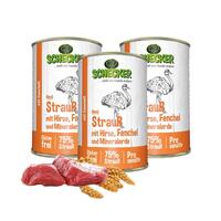 Schecker Hundemen - Strau mit Hirse, Fenchel und Mineralerde