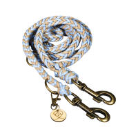 Trendfhrte Hundeleine Paracord eckig geflochten