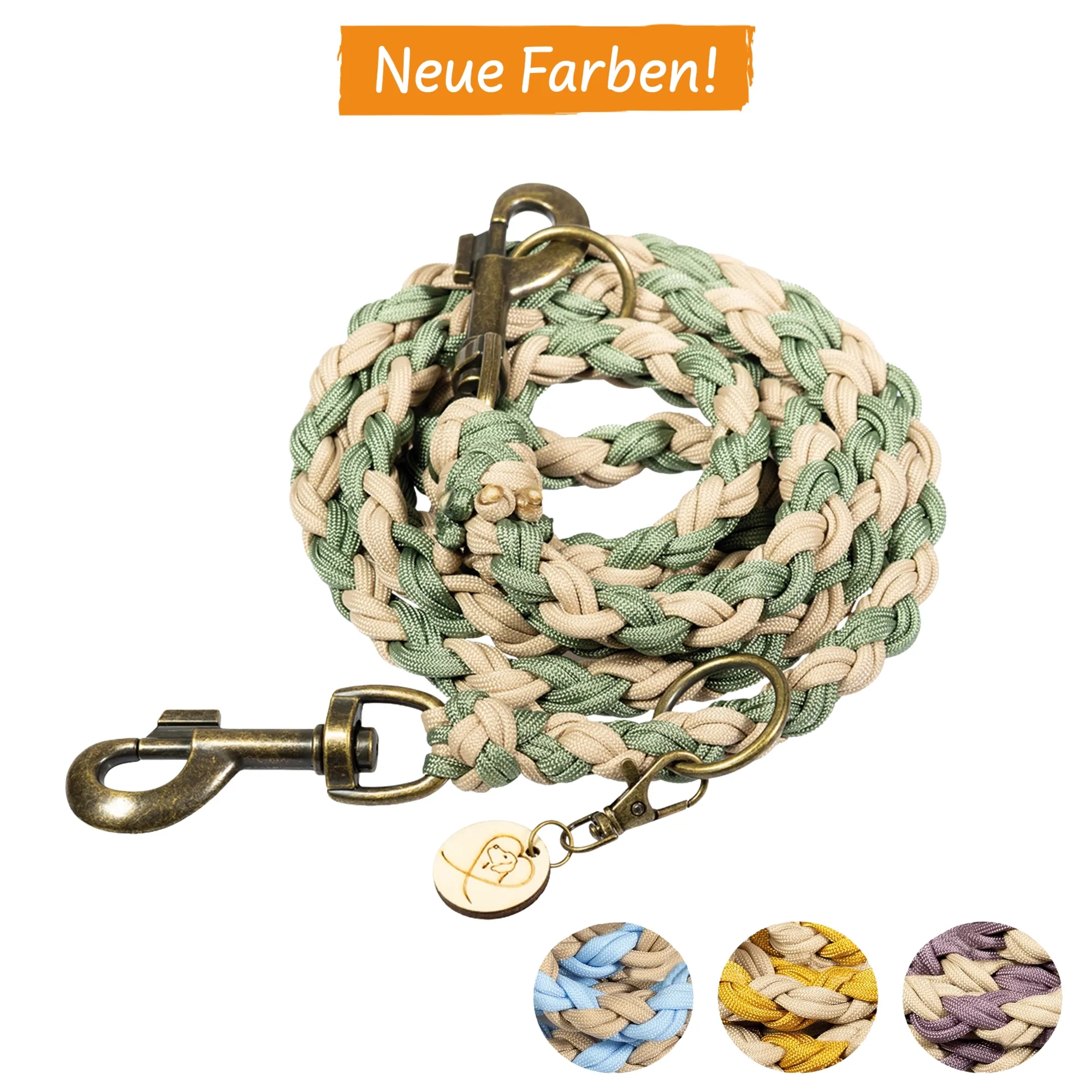 Trendfährte Hundeleine Paracord rund Trendfährte Hundeleine Paracord rund